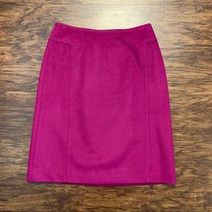 Ann Taylor Virgin Wool & Cashmere Skirt Lined